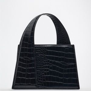 Zara croc city bag